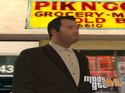 Skin Michael do GTA 5 para GTA San Andreas